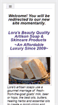 Mobile Screenshot of lorasbeauty.com
